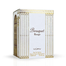 Load image into Gallery viewer, Vurv Bouquet Rouge Eau De Parfum For Women 100ML (3.4 OZ) Arabian Perfumes For Women With Bold, Spicy Blend of Saffron, Amberwood & Cedar, Long Lasting Womens Perfume for an Alluring, Woody Fragrance