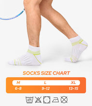 Load image into Gallery viewer, BAMBOO COOL Mens Ankle Socks Bamboo Viscose Athletic Moisture-Wicking Low Cut Running Cushioned Socks
