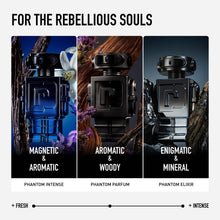 Load image into Gallery viewer, Rabanne Phantom Parfum for Men - Aromatic Woody Amber Perfume with Lavender, Vanilla & Vetiver - Long Lasting & Addictive Refillable Fragrance Spray from Paris, 1.7 oz