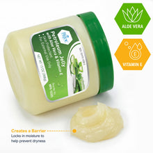 Load image into Gallery viewer, MED PRIDE Petroleum Jelly with Aloe Vera & Vitamin E, 13 oz – Skin Protectant and Moisturizing Ointment for Dry or Irritated Skin, Rashes, Chapped Lips, Minor Cuts, Burns and Diaper Rash