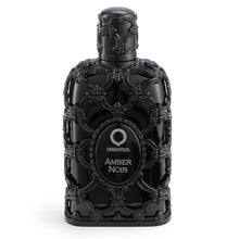 Load image into Gallery viewer, Orientica Luxury Collection Amber Noir Eau De Parfum 2.7oz / 80ml – Woody, Spicy, Elemi, Fig, Carrot, Lily of the Valley, Cedarwood, Sandalwood, Musk - Arabic Perfume for Men & Women