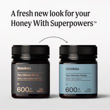 Load image into Gallery viewer, Manukora Raw Manuka Honey MGO 600+ from New Zealand, Non-GMO, Monofloral, Traceable from Hive to Hand, Daily Immune Support - 250g (8.8 Oz)