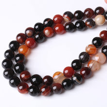 Load image into Gallery viewer, 6MM Red Persian Agate Round Loose Beads Natural Gem Beads Crystal Energy Stone Beads for Jewelry Making DIY Bracelet Necklace