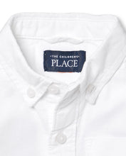 Load image into Gallery viewer, The Children's Place Baby Boys And Toddler Boys Long Sleeve Oxford Button Down Shirt,White,12-18MOS