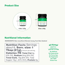 Load image into Gallery viewer, New Zealand Honey Co. Raw Manuka Honey UMF 28+ | MGO 1450+, UMF Certified / 4.4oz