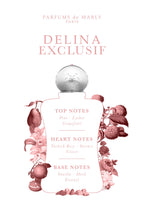 Load image into Gallery viewer, Parfums de Marly - Delina Exclusif - 1 Fl Oz - Parfum for Women - Top Notes Pear, Lychee, Grapefruit - Heart Notes Rosa Damascena, Incense, Vetiver - Base Notes Vanilla, Musk, Evernyl - 30ml