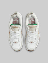 Load image into Gallery viewer, Nike Men's Air Monarch IV Training/Workout Shoes, White/Metallic Gold-Phantom-Lucky Green, 9.5
