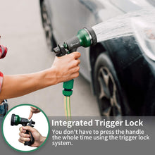 Load image into Gallery viewer, AUTOMAN-Garden-Hose-Nozzle, ABS Water Spray Nozzle with 7 Adjustable Watering Patterns, Slip Resistant for Watering Plants, Lawn& Garden, Washing Cars, Cleaning, Showering Pets & Outdoor Fun.