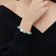Load image into Gallery viewer, HL1971 Natural Jade Bracelet for Women Gradient Green Jade Bead Elastic Bracelet, Suitable for Christmas, Thanksgiving