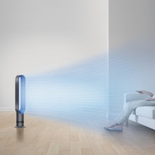 Load image into Gallery viewer, Dyson Cool AM07 Air Multiplier Bladeless Tower Fan, 70° oscillation, 10 levels (Iron/Blue)