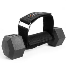 Load image into Gallery viewer, Feet Weight Lifting,Foot Dumbbell Attachment,Tibialis Trainer,Foot Weights for Exercise,Leg Lift Exercise Equipment Dumbbell Ankle Strap black 2pc