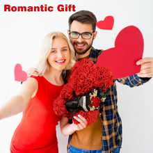 Load image into Gallery viewer, Rose Bear, Valentines Gifts for Her, Rose Teddy Bear, Valentine Teddy Bear Gifts for Women, Forever Preserving Rose, Mothers Day, Wedding and Anniversary,Birthday Gift, Women's Gifts