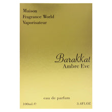Load image into Gallery viewer, Fragrance World Maison Barakkat Amber Eve for Unisex - 3.4 oz EDP Spray