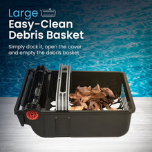 Load image into Gallery viewer, Betta SE Solar Powered Automatic Robotic Pool Surface Skimmer Cleaner with 24/7 Continuous Cleaning Battery Power and Re-Engineered Twin Salt Chlorine Tolerant Motors (Blue)