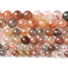 Load image into Gallery viewer, 6MM 60PCS Natural Crystal Stone Colorful Rutilated Quartz Beads for Jewelry Making DIY Bracelet
