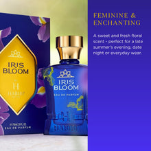 Load image into Gallery viewer, H HABIBI Iris Bloom Long-Lasting Arabian Perfumes for Women, Eau de Parfum for Women (2.5 Oz) Unique Fragrance With Rare Exotic Notes Of Blackcurrant, Jasmine & Saffron