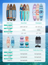Load image into Gallery viewer, Niphean Inflatable Stand Up Paddle Board with Stabiltrac Fin Design and SUP Accessories, Anti-Slip EVA Deck, 10’6’’ Inflatable Paddle Boards for Adults & Youth of All Skill Levels