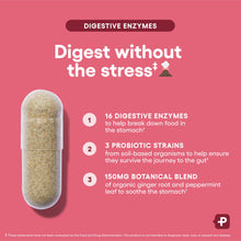 Load image into Gallery viewer, Physician's CHOICE Digestive Enzymes for Bloating & Digestion - Fast-Acting 16 Enzyme Formula with Organic Prebiotics & Probiotics for Gut & Digestive Health - Meal Time Discomfort Relief - 60 CT