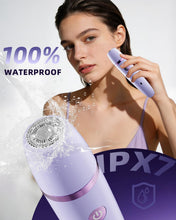 Load image into Gallery viewer, Ufree Bikini Trimmer Electric Razors for Women, Ceramic Blade Body Hair Trimmer, IPX7 Waterproof Rechargeable Lady Shaver, Personal Groomer for Legs & Pubic Hair, Gifts for Women, Purple