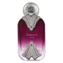 Load image into Gallery viewer, Nabeel Tafaseel - Luxus Edition for Unisex - Arabian Perfume for Women & Men - Fragrance with Incense, Bergamot, Sandalwood, Oud, Vanilla, Amber Scent - Arabic Cologne - Travel Size - 3.3oz EDP Spray