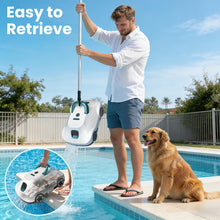 Load image into Gallery viewer, (2026 Upgrade) Cordless Robotic Pool Cleaner, Automatic Pool Vacuum for Above Ground & Inground Pools, 180-Min Runtime, 3L Basket for Leaves & Debris, Auto-Parking, Powerful Suction up to 2200 Sq.Ft