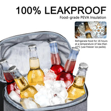 Load image into Gallery viewer, Upgraded Cooler Backpack 24 Cans – Lightweight Insulated Backpack Cooler, Leak-Proof & 18-Hour Ice Retention for Beach, Camping, Hiking (Men, Women, Family)