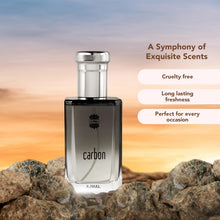 Load image into Gallery viewer, Ajmal Carbon Eau de Parfum for Men – 3.4 fl oz / 100 ml | Fresh Woody Aromatic Cologne | Long Lasting Masculine Fragrance with Citrus, Lavender & Musk | Crafted in Dubai
