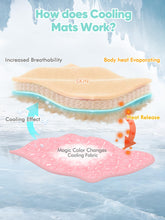 Load image into Gallery viewer, Rywell Dog Cooling Mat 2.0,Soft Blush Pink, 44" x 32" Thick & Durable Cooling Mat for Extra Large Dogs, Long-Lasting Cool with Waterproof & Color-Changing Arc-Chill Tech (Q-Max>0.5) Washable&Non-Toxic