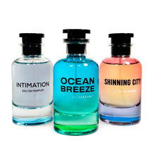 Load image into Gallery viewer, Generic Set of 3 - Ocean Breeze, Shinning City and Intimation by Emper Perfumes - 3.4fl oz / 100ml each (Pack of 3) Eau de Parfum for Women and Men - Fresh Fragrance Bundle