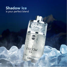 Load image into Gallery viewer, Ajmal Shadow Ice Eau de Parfum 3.4 oz / 100 ml – Fresh Long-Lasting Unisex Perfume | Citrus, Neroli, Jasmine, Musk & Sandalwood | Premium Summer Fragrance from Dubai