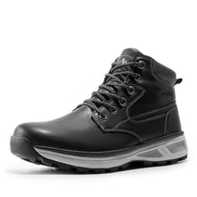 Load image into Gallery viewer, NORTIV 8 Men's Dress Boots Waterproof Lightweight Chukka Hiking Casual Mid Ankle Boots,Size 9.5,BLACK,SNHB242M