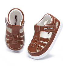 Load image into Gallery viewer, BMCiTYBM Baby Sandals Boys Girls Shoes Breathable Summer Shoes Non-Slip 6 9 12 18 24 Months Brown Size 6-12 Months Infant
