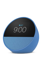 Load image into Gallery viewer, Amazon Echo Spot (newest model), Great for nightstands, offices and kitchens, Smart alarm clock, Designed for Alexa+, Ocean Blue