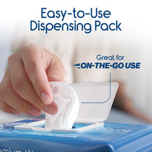 Load image into Gallery viewer, Inspire Adult Wet Wipes, Wash Cloths | Adult Wipes for Incontinence & Cleansing for Elderly, 8"x12" Count 12 packs of 50