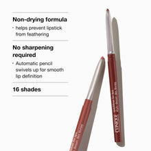 Load image into Gallery viewer, Clinique Long Lasting Quickliner Lip Liner | Non-Drying + No Sharpening, Intense Café