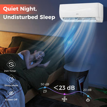 Load image into Gallery viewer, COSTWAY 12000BTU Mini Split Air Conditioner& Heater, 20 SEER2 115V Wall-Mounted Ductless AC Unit Cools Rooms up to 750 Sq. Ft, Energy Efficient Inverter AC with Heat Pump (Blast Series)
