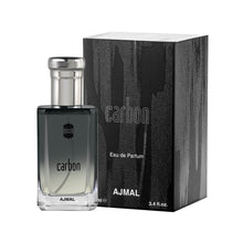 Load image into Gallery viewer, Ajmal Carbon Eau de Parfum for Men – 3.4 fl oz / 100 ml | Fresh Woody Aromatic Cologne | Long Lasting Masculine Fragrance with Citrus, Lavender & Musk | Crafted in Dubai