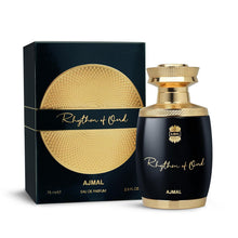 Load image into Gallery viewer, Ajmal Rhythm Of Oud Eau de Parfum for Men & Women – 2.5 oz / 75 ml | Unisex Oud Woody Long Lasting Perfume | Warm Oriental Arabic Fragrance | Made in Dubai