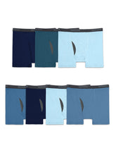 Load image into Gallery viewer, Fruit of the Loom Men's Tall Tag-Free Underwear & Undershirts, Big Man - CoolZone Boxer Brief - 7 Pack, XX-Large (7BLBMC2)