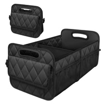 Load image into Gallery viewer, Deosk Car Trunk Organizer for SUV, Car Organizers and Storage with 6 Pocket, Car Accessories for Women/Men 50LWaterproof Polyester Trunk Organizer, Black