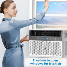 Load image into Gallery viewer, Garvee 8,000 Btu U-Shaped Window Air Conditioner, WiFi & App Control, Ultra Quiet, Enabled Saddle Window AC Unit Cools Up to 350 Sq. ft, Cooling, Dehumidifier, Flexible for Home/Office