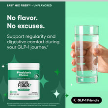 Load image into Gallery viewer, Physician's CHOICE Easy Mix Fiber for Digestive Health & Regularity - No Grit, Sugar Free, & Tasteless - Daily Prebiotic Soluble Fiber Powder Supplement for Women and Men - Unflavored - 7.1oz