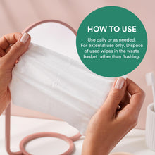 Load image into Gallery viewer, Love Wellness pH Balancing Wipes for Women | Feminine Hygiene for Cleansing with Aloe Vera | Fragrance-Free Intimate Health | Moisturizing, Soothing & Calming for Sensitive Skin | Travel Size | 3-Pack
