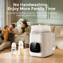Load image into Gallery viewer, Momcozy KleanPal Pro Baby Bottle Washer, Sterilizer & Dryer - All-in-One Cleaning Machine for Bottles, Pump Parts & Baby Essentials - Time-Saving & Effortless Care