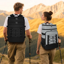 Load image into Gallery viewer, Cooler Backpack - 24/30/36/40 Cans Insulated Backpack Cooler for Men & Women, Portable 2 Leak Proof Compartments Coolers Bag for Picnic, Lunch, Hiking, BBQ Camping and Beach - Black - MIYCOO