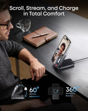 Load image into Gallery viewer, Anker Prime 3-in-1 Charging Station, AirCool Wireless Charger, 25W Qi2.2-Certified Palm-Sized Foldable MagSafe Charger Compatible with iPhone 17, Apple Watch, AirPods (Non-Battery, with Adapter)