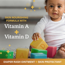 Load image into Gallery viewer, A+D Original Diaper Rash Ointment Prevents & Treats Diaper Rash, Moisturizing Skin Protectant with Vitamins A & D, Healing Skin Ointment for Dry and Cracked Skin 16 oz