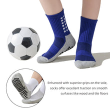 Load image into Gallery viewer, Marchare Boys Soccer Socks Athletic Sports Socks 10-14 Years Hospital Grip Soccer Socks For Boys Girls 5 Pack