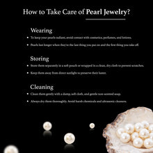 Load image into Gallery viewer, Splendid Pearls 925 Sterling Silver 8mm Genuine Pearls Freshwater Cultured Lever-back Dangle Earrings for Women