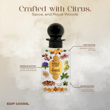 Load image into Gallery viewer, Sapil Royale Flair Eau de Parfum – Long Lasting Unisex Spicy Oud Perfume | Saffron, Amber & Oud Notes | Bold Luxurious Signature Fragrance | 3.4 oz / 100ml